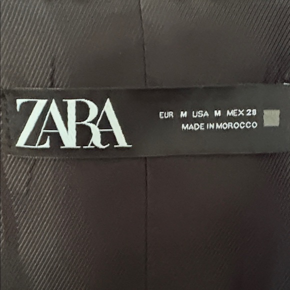 ZARA Black Blazer with Gold Buttons - Picture 4 of 9